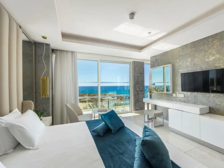 Deluxe Front Sea View Suite — Chrysomare Beach Hotel & Resort, Ayia Napa, Cyprus