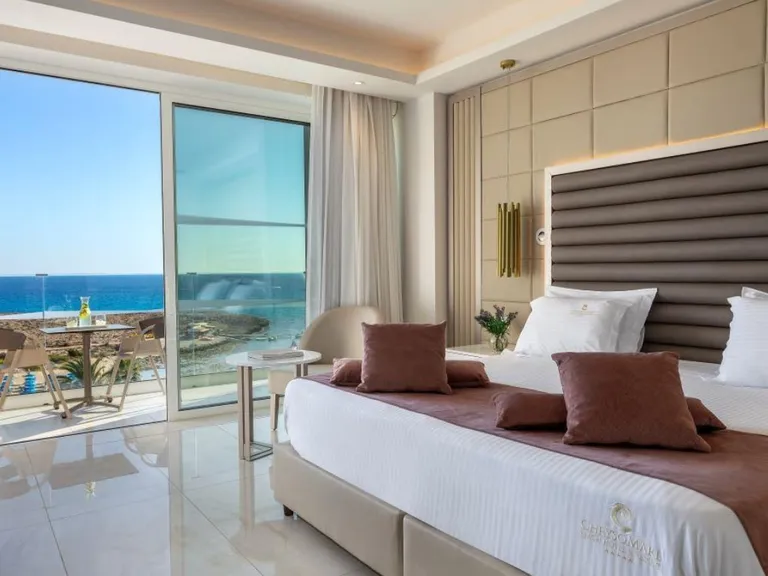Front Sea View Superior Room — Chrysomare Beach Hotel & Resort, Ayia Napa, Cyprus